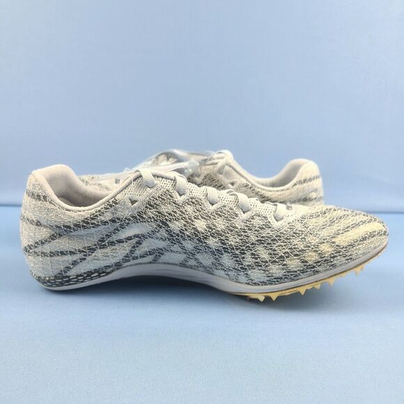 Under Armour Track Cleats Mens Size 7.5 HOVR Miler Pro 3 Grey Metallic Gold main image 6